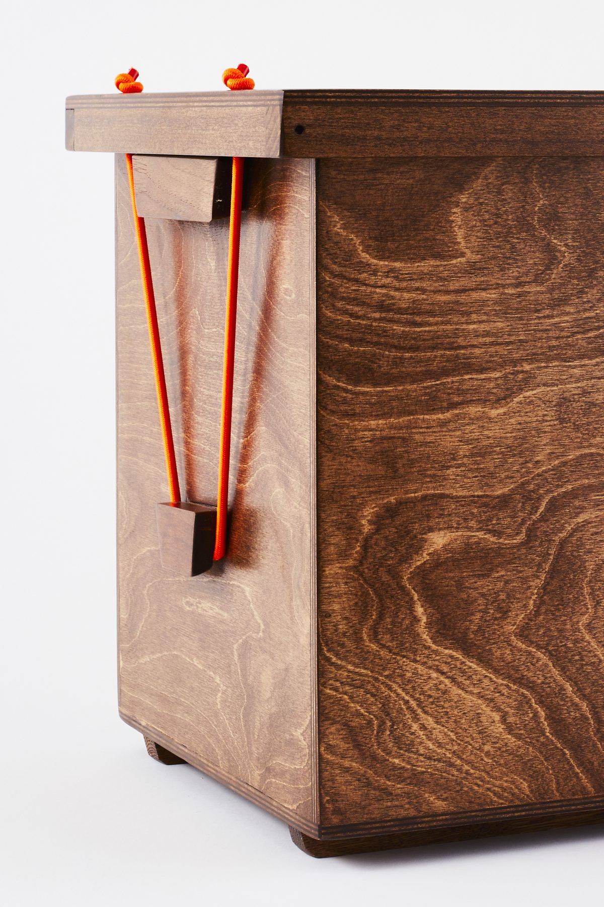 Walnut latch detail